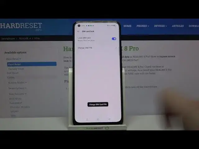 'Video thumbnail for How to Change SIM PIN on REALME 8 Pro - Manage SIM Protection'
