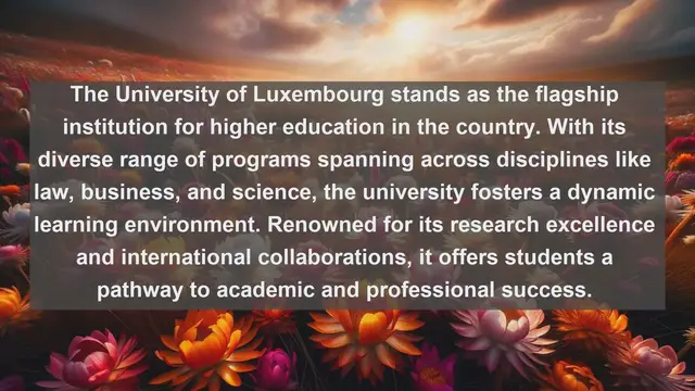 Video thumbnail for Unlocking Academic Excellence: Top 10 Favorite Universities in Luxembourg
