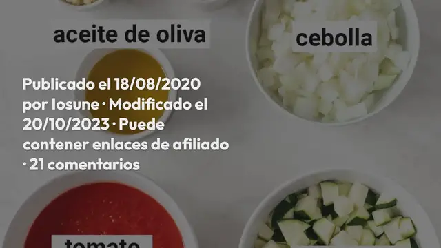 Video thumbnail for Cómo Hacer Pisto Manchego o de Verduras Casero