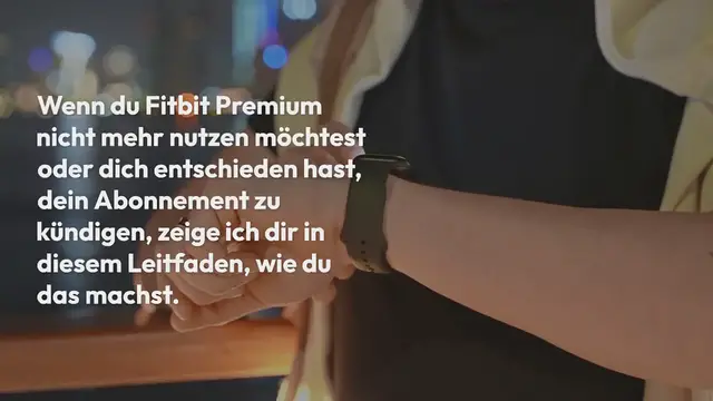 Video thumbnail for Fitbit Premium kündigen in Sekunden: Schritt-für-Schritt-Anleitung