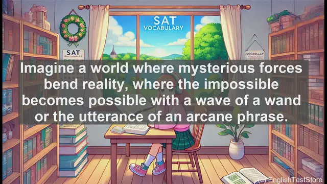 Video thumbnail for 5000 Must Know SAT Vocabulary - Sorcery: Exploring the Supernatural Power in SAT Vocabulary