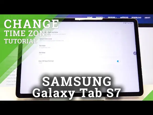 'Video thumbnail for How to Change Date & Time in SAMSUNG Galaxy Tab S7 – Update Time'