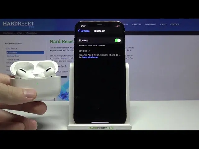 'Video thumbnail for iPhone 12 Pro - How to Connect AirPods Pro'