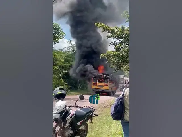 'Video thumbnail for Incendio en bus Waslala El Naranjo'