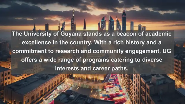 Video thumbnail for Exploring Academic Excellence: Top 10 Universities in Guyana