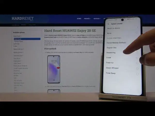 Video thumbnail for Default Alarm Tones on Huawei Enjoy 20 SE – Available Sounds of Alarms
