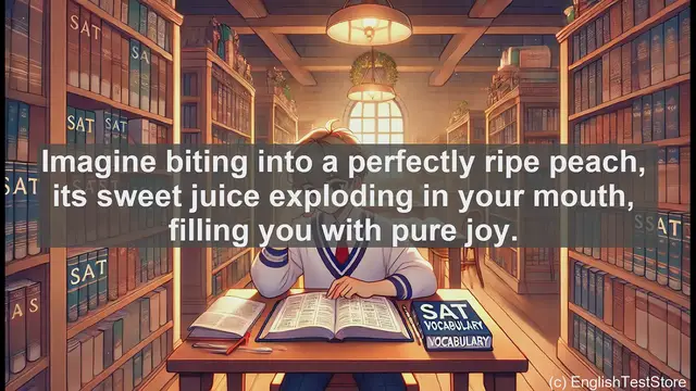 Video thumbnail for 5000 Must Know SAT Vocabulary - Delectable: A Tasty Addition to Your Vocabulary