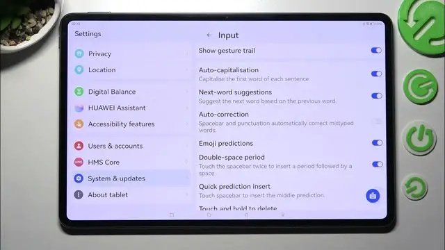 'Video thumbnail for How to Manage Auto Correction in HUAWEI MatePad Pro 12.6 – Automatic Text Correction'