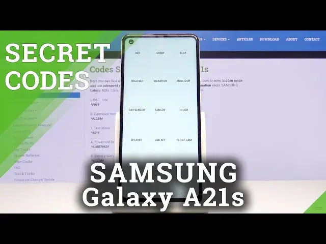 Video thumbnail for Secret Codes for SAMSUNG Galaxy A21s – Testing Mode / Service Menu