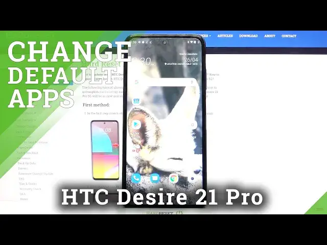 Video thumbnail for HTC Desire 21 Pro and Apps Settings - Change Default Apps