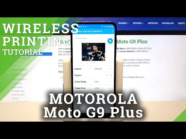 'Video thumbnail for How to Connect MOTOROLA Moto G9 Plus with the Printer – Wireless Print'