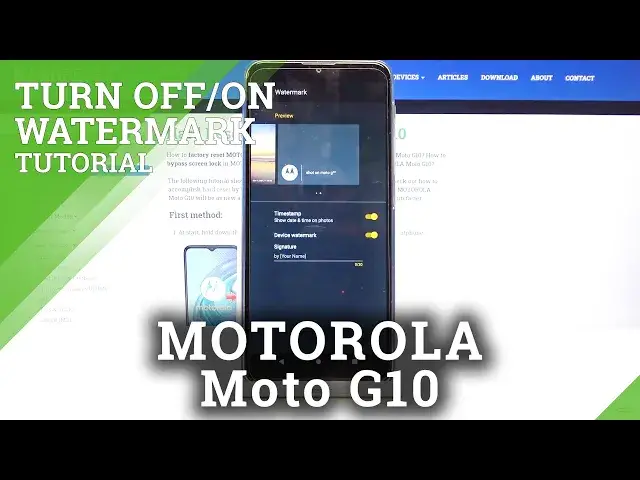 'Video thumbnail for How to Manage Camera Watermark in MOTOROLA Moto G10 – Turn It On / Off & Customize'