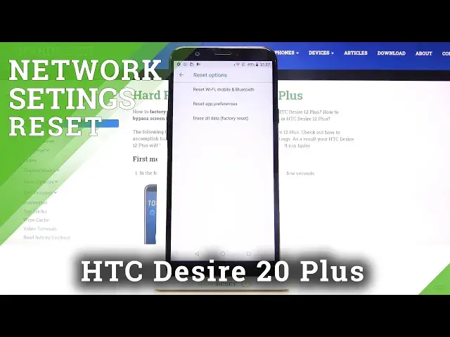 'Video thumbnail for How to Reset Network Settings in HTC Desire 12 Plus – Restore Default Network Settings'