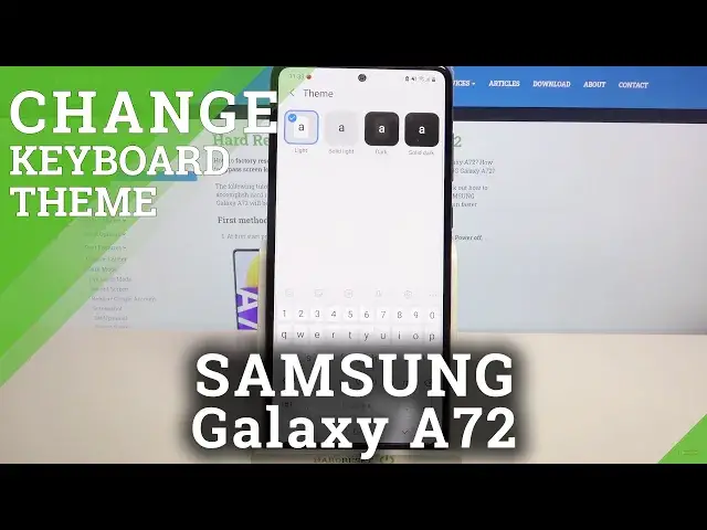 'Video thumbnail for How to Change Keyboard Theme on SAMSUNG Galaxy A72 – Adjust Keyboard Appearance'