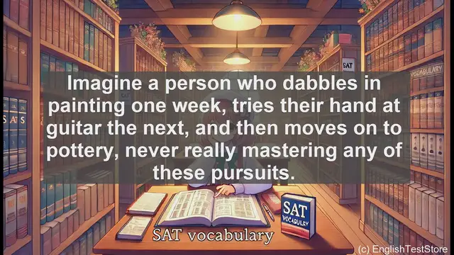 Video thumbnail for 5000 Must Know SAT Vocabulary - Dilettante: The Jack of All Trades, Master of None