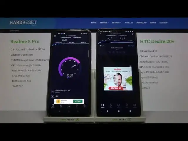 Video thumbnail for REALME 8 Pro vs HTC Desire 20+ - WiFi Speed Test App