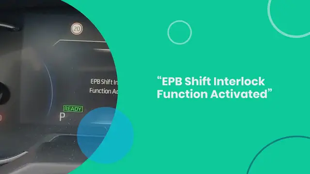 Video thumbnail for “EPB SHIFT INTERLOCK FUNCTION ACTIVATED” MESSAGE EXPLAINED (TOYOTA)