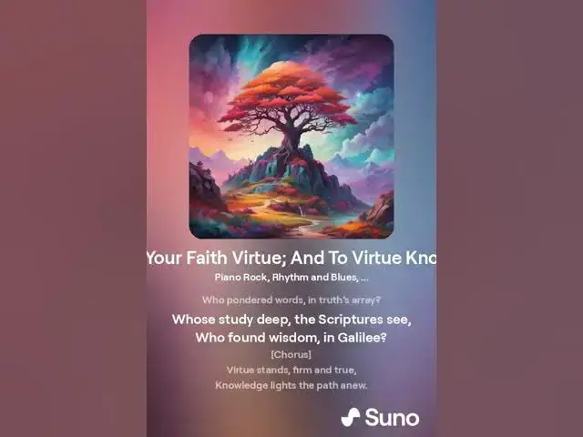 Video thumbnail for Add To Your Faith Virtue; And To Virtue Knowledge