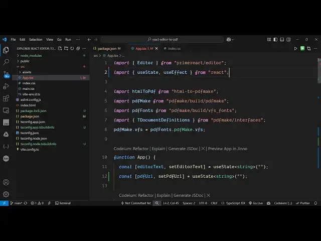 Video thumbnail for I Built this React.js WYSIWYG PDF Editor Passive Income 10$/Month Web App Using PDFMake in Browser