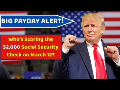 'Video thumbnail for 💰 BIG PAYDAY ALERT! 💰 Who’s Scoring the $2,000 Social Security Check on March 12? 🚀🔥'