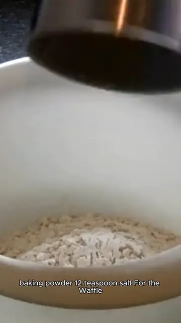 Video thumbnail for waffle mix recipe