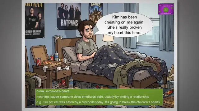Video thumbnail for 5 Break Up Idioms in English: Meanings and Examples #1