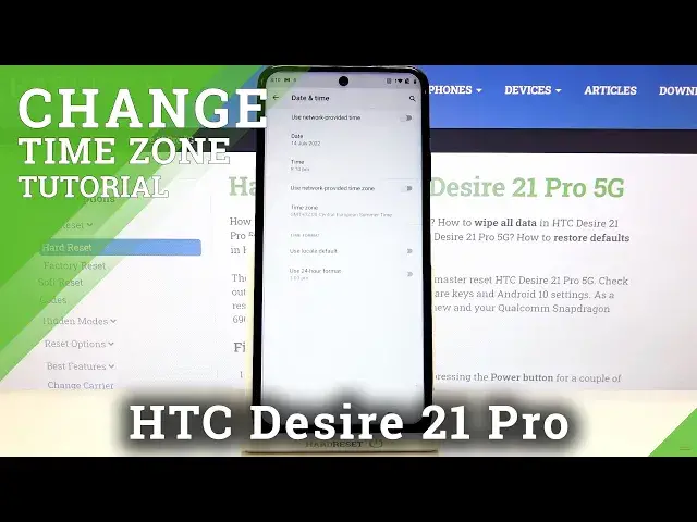 Video thumbnail for How to Change Date & Time in HTC Desire 21 Pro 5G – Manage Time Settings