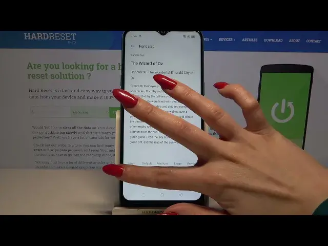 'Video thumbnail for Font Size – REALME C3i and Display Settings'