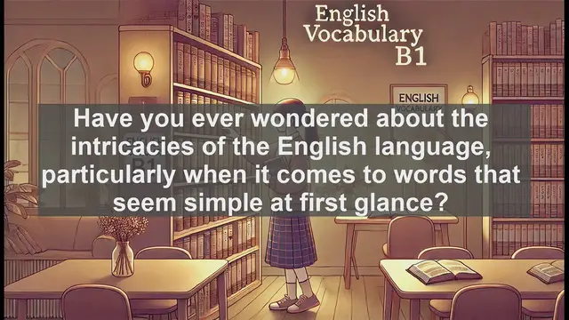 Video thumbnail for 2500 Must Know CEFR B1 Vocabulary - Understanding 'Spoken': Verb, Adjective, and Common Mistakes