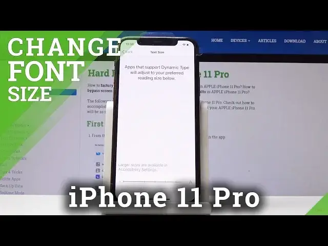'Video thumbnail for How to Change Text Size in iPhone 11 Pro - Update Font Size'