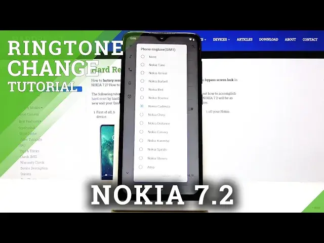 'Video thumbnail for How to Change Ringtone in NOKIA 7.2 – Find Ringtone List'