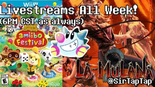 Video thumbnail for Announcing Daily Streams All Week! La-Mulana 2 weekdays, Patreon Board Game Night weekend!