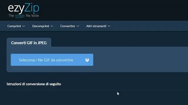 Video thumbnail for 🖼️ Come Convertire GIF in JPEG Online Gratis | Senza Installare Alcun Software