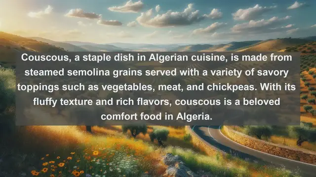 Video thumbnail for Taste of Algeria: Discover the Top 10 Mouthwatering Algerian Dishes