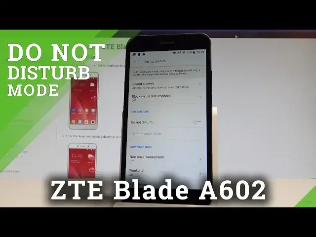Video thumbnail for How to Use Do Not Disturb in ZTE Blade A602 - Mute Sounds |HardReset.Info