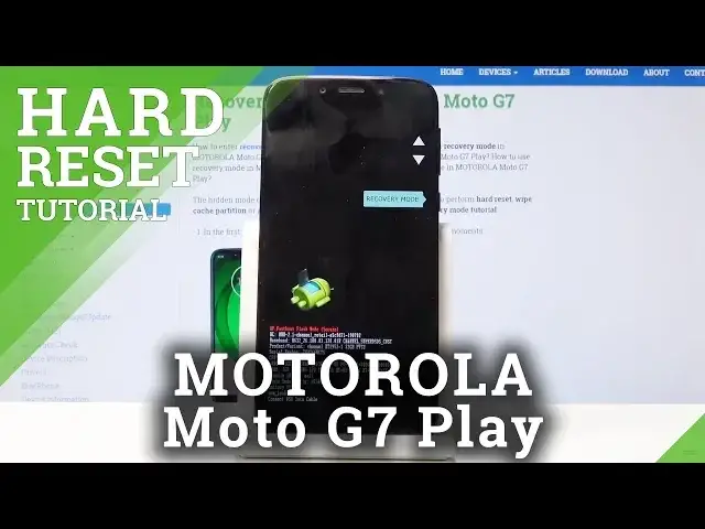 Video thumbnail for How to Hard Reset Motorola Moto G7 Play - Remove Screen Lock / Wipe Data