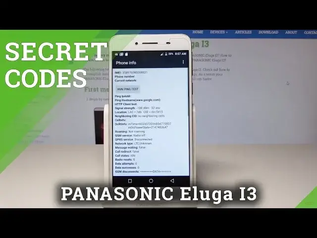 Video thumbnail for Secret Codes PANASONIC Eluga I3 – Enable Hidden Modules / Secret Menu