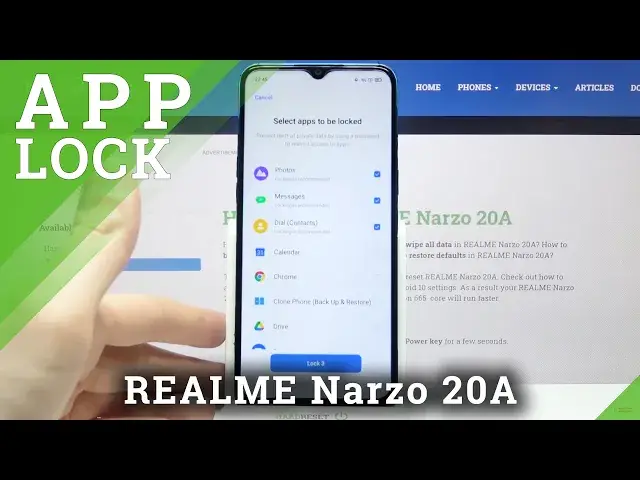 Video thumbnail for How to Set Up App Lock – Touch ID for Apps on REALME Narzo 20A