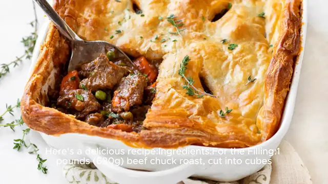 Video thumbnail for Beef pot pie recipe