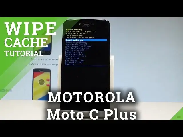 'Video thumbnail for How to Wipe Cache Partition in MOTOROLA Moto C Plus |HardReset.Info'