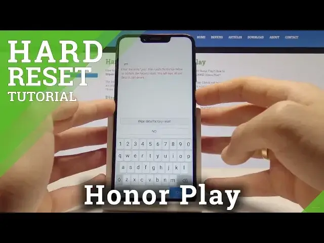 Video thumbnail for How to Hard Reset Honor Play - Bypass Screen Lock Solution / Wipe Data