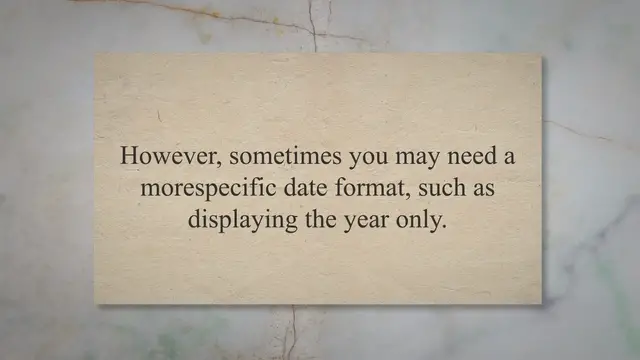 Video thumbnail for How To Show Only Year In Jquery Datepicker
