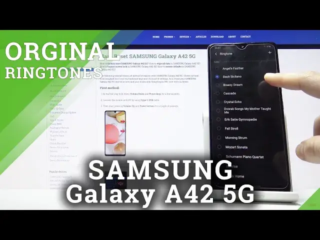 'Video thumbnail for How to Find Default Ringtones on SAMSUNG Galaxy A42 -Original SAMSUNG Ringtones'
