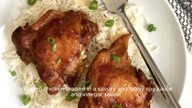 Video thumbnail for Chicken adobo recipe