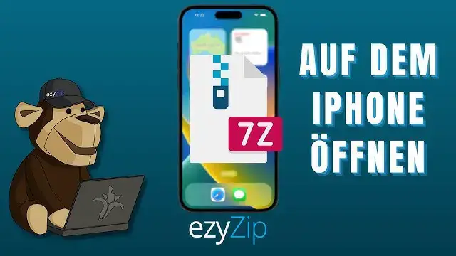 Video thumbnail for So öffnen Sie 7z-Dateien auf dem iPhone (einfache Anleitung)