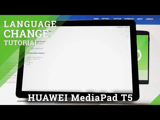 'Video thumbnail for How to Change Language in HUAWEI MediaPad T5 - Language Settings'