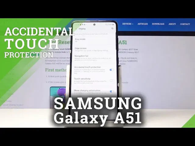 'Video thumbnail for Accidental Touch Protection in Samsung Galaxy A51 – Protect Screen from Accidental Touches'