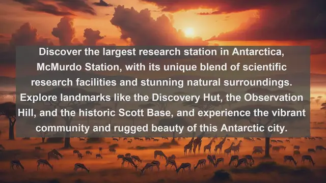 Video thumbnail for Discover the Stunning Beauty of Antarctica: Top 10 Most Beautiful Cities to Explore