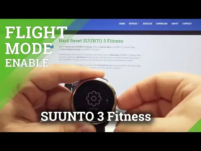 'Video thumbnail for How to Enable Airplane Mode in SUUNTO 3 Fitness – Flight Mode'