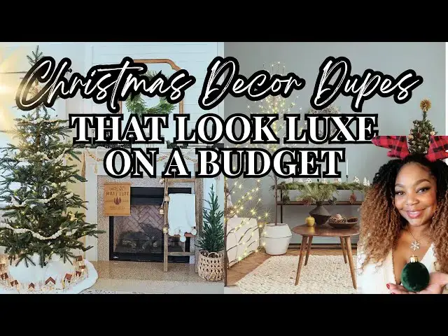 Video thumbnail for Designer Christmas Decor Dupes That Look Luxe On a Budget